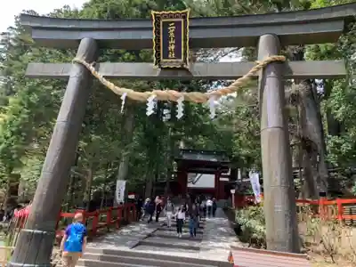 日光二荒山神社の鳥居