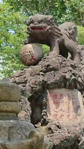 吾妻神社の狛犬