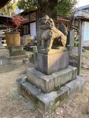 西向天神社の狛犬