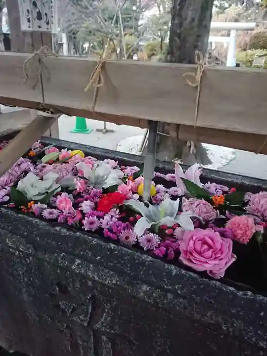 鳩森八幡神社の手水舎