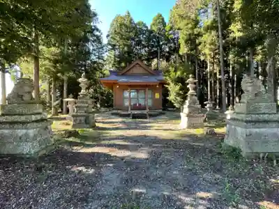 市野沢温泉神社の本殿・本堂