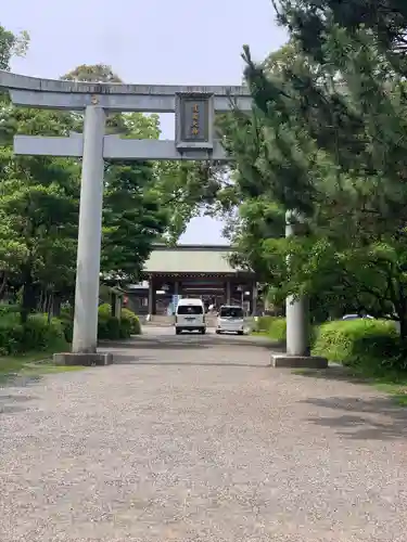 大分縣護國神社の鳥居