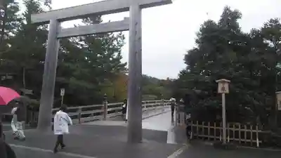 伊勢神宮内宮(皇大神宮)の鳥居