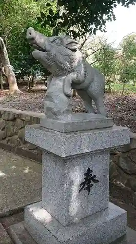 葛原八幡神社の狛犬