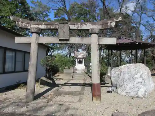 長松寺の鳥居