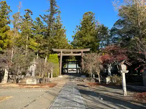 山梨縣護國神社の鳥居