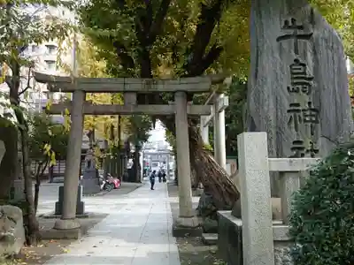 牛嶋神社の鳥居