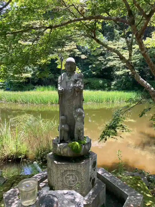 長岳寺の地蔵