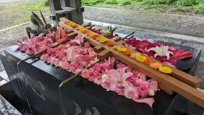 帯廣神社の手水舎