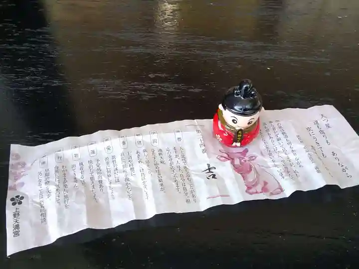 上野天満宮のおみくじ