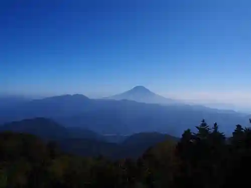 七面山敬慎院の景色