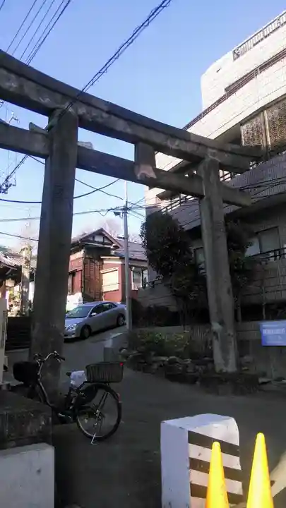 白山神社の鳥居