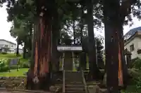 杉野沢薬師堂の自然