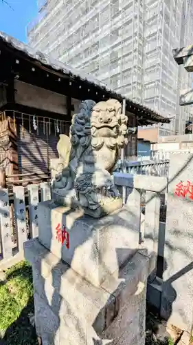 荻窪白山神社の狛犬
