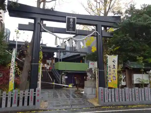 菊名神社の鳥居