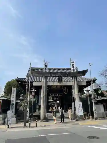 櫛田神社の鳥居