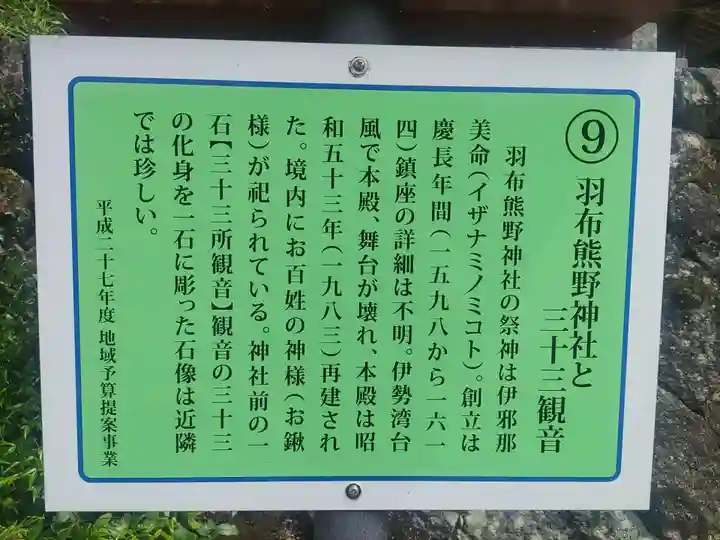 羽布熊野神社(愛知県)