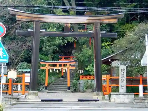 建勲神社の鳥居