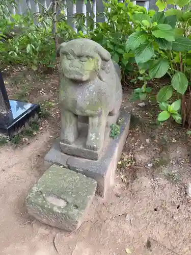 越谷香取神社の狛犬