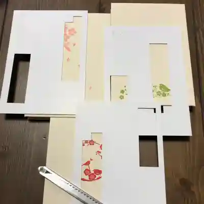 新しい絵柄なので、型紙作りからスタート