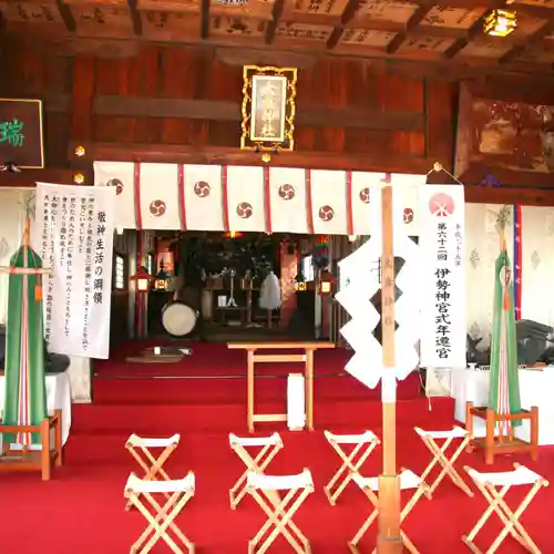 大歳神社の本殿・本堂