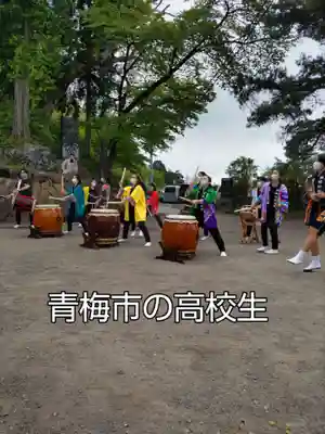 武蔵御嶽神社のお祭り