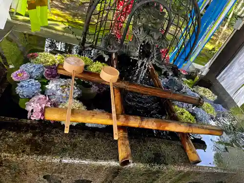 若宮神明社の手水舎