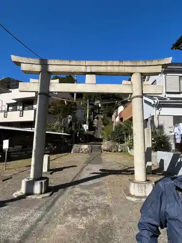 御霊神社（川名御霊神社）の鳥居