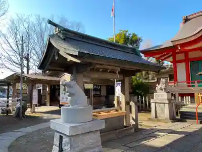 戸部杉山神社の手水舎