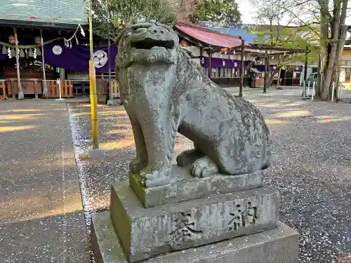 日高神社の狛犬