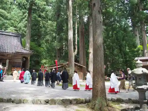 雄山神社中宮祈願殿のお祭り