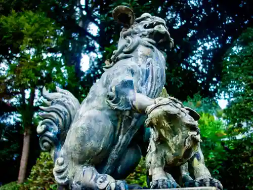 池辺杉山神社の狛犬