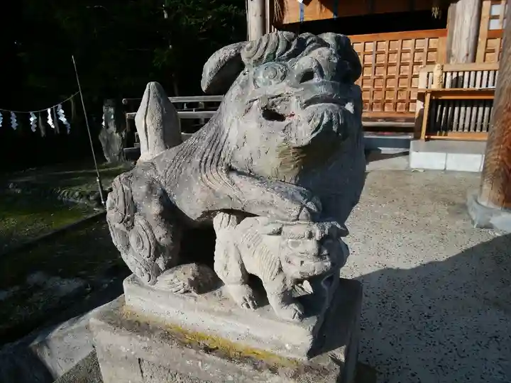 相馬妙見宮 大上川神社の狛犬
