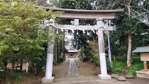 雷神社の鳥居