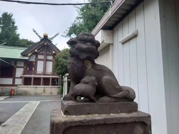 奥戸天祖神社の狛犬
