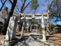 自由が丘熊野神社の鳥居