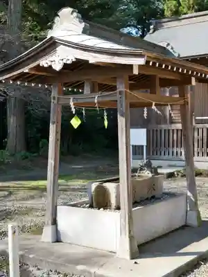 結城諏訪神社の手水舎