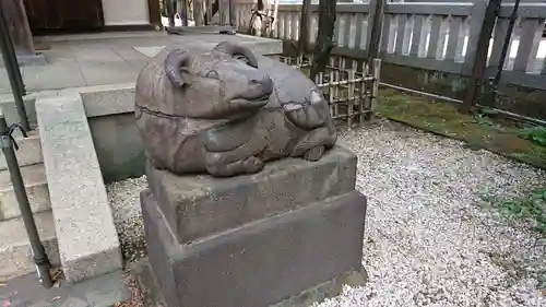 牛天神北野神社の狛犬