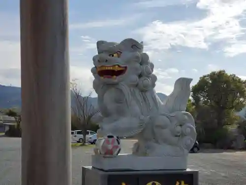 粟嶋神社の狛犬