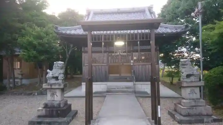 西汰上神明社の本殿・本堂