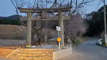 孔大寺神社の鳥居