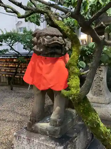 堤根神社の狛犬