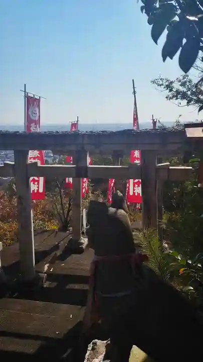 岐阜稲荷山本社の鳥居