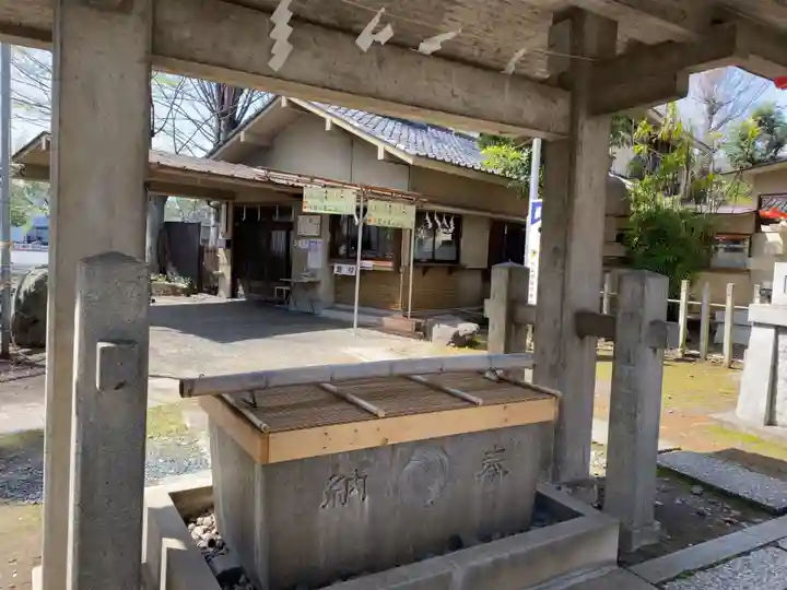 戸部杉山神社の手水舎