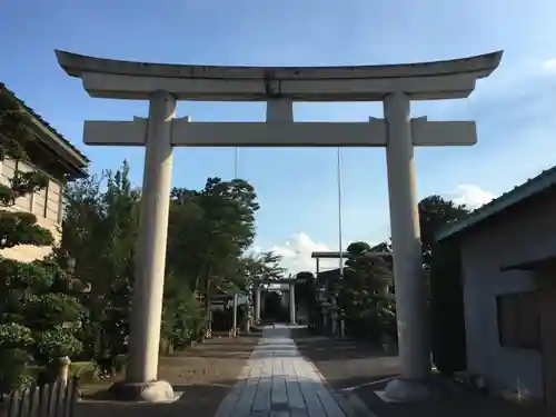 健田須賀神社の鳥居