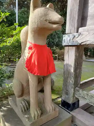 松江城山稲荷神社の狛犬