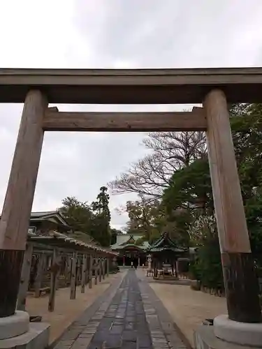 越ヶ谷久伊豆神社の鳥居