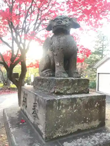 鷹栖神社の狛犬