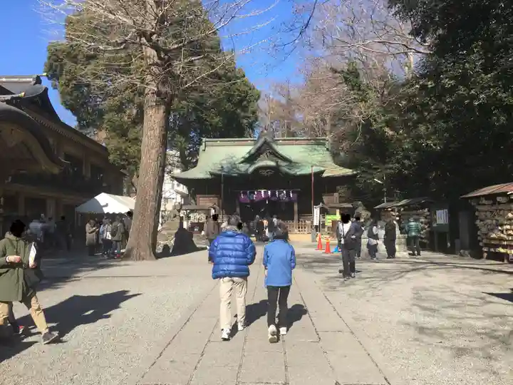 谷保天満宮の本殿・本堂