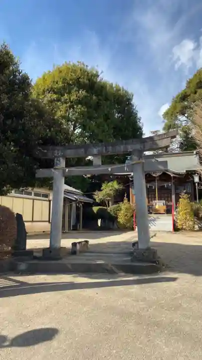 光町稲荷神社の鳥居